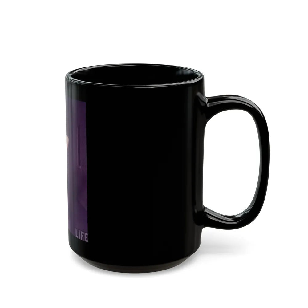 Sheree North #244 (Vintage Female Icon) Black Coffee Mug-Go Mug Yourself
