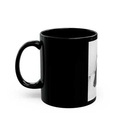 Sheree North #246 (Vintage Female Icon) Black Coffee Mug-Go Mug Yourself