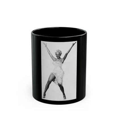 Sheree North #247 (Vintage Female Icon) Black Coffee Mug-11oz-Go Mug Yourself