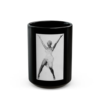 Sheree North #247 (Vintage Female Icon) Black Coffee Mug-15oz-Go Mug Yourself