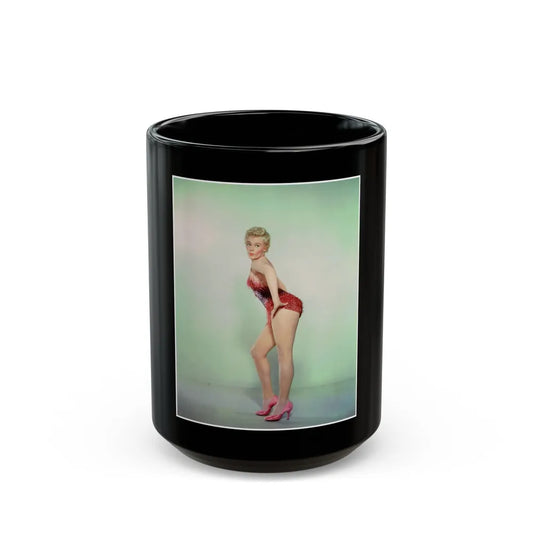 Sheree North #249 (Vintage Female Icon) Black Coffee Mug-15oz-Go Mug Yourself