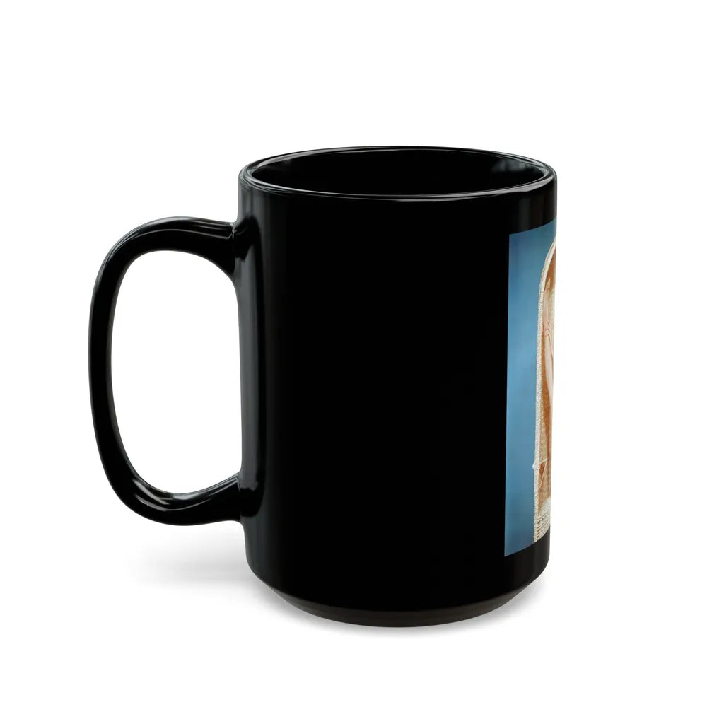 Sheree North #251 (Vintage Female Icon) Black Coffee Mug-Go Mug Yourself