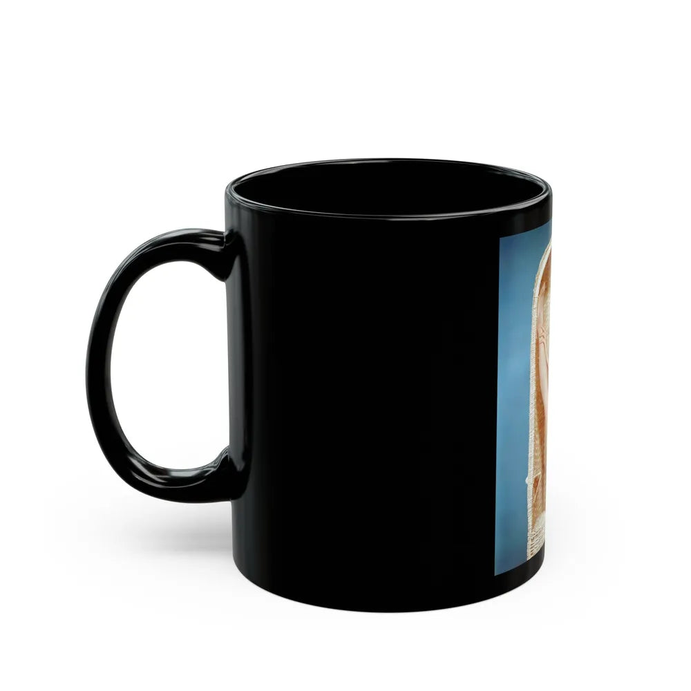 Sheree North #251 (Vintage Female Icon) Black Coffee Mug-Go Mug Yourself