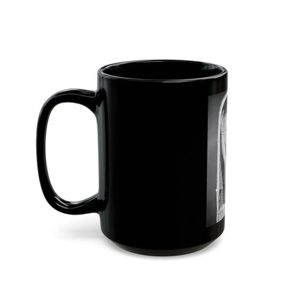 Sheree North #2511 (Vintage Female Icon) Black Coffee Mug-Go Mug Yourself