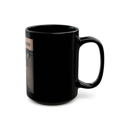 Sheree North #258 - Earl Wilson's Showgirls Mag. '56 -  2 B&W Photos (Vintage Female Icon) Black Coffee Mug - Go Mug Yourself