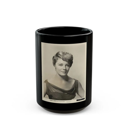 Sheree North #264 (Vintage Female Icon) Black Coffee Mug-15oz-Go Mug Yourself