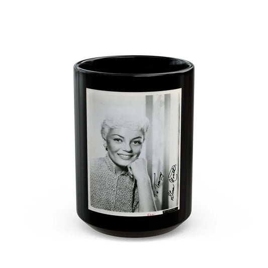Sheree North #271 (Vintage Female Icon) Black Coffee Mug-15oz-Go Mug Yourself