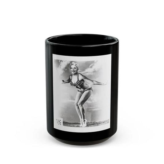 Sheree North #272 (Vintage Female Icon) Black Coffee Mug-15oz-Go Mug Yourself