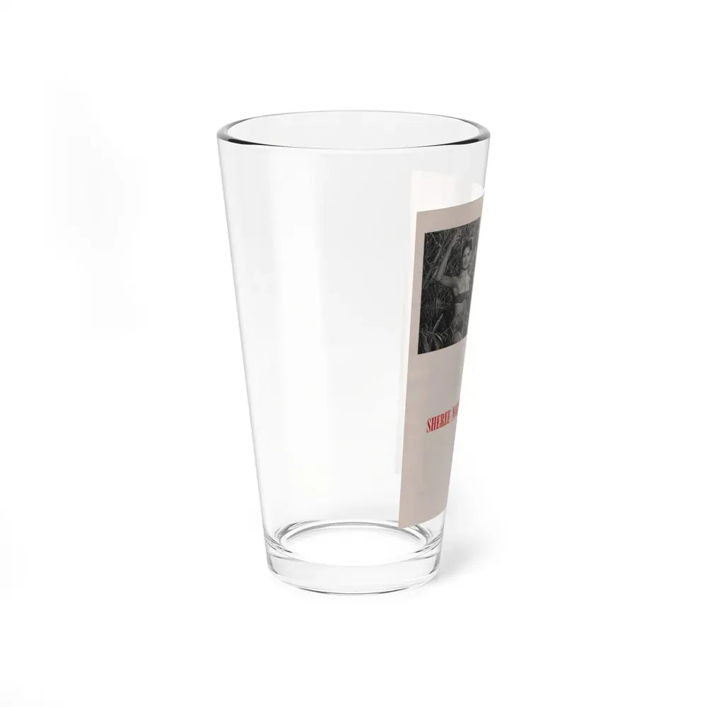 Sheree North #276 - Escapade Mag. Feb. '56 - 1 Small B&W Photo & Article (Vintage Female Icon) Pint Glass 16oz - Go Mug Yourself