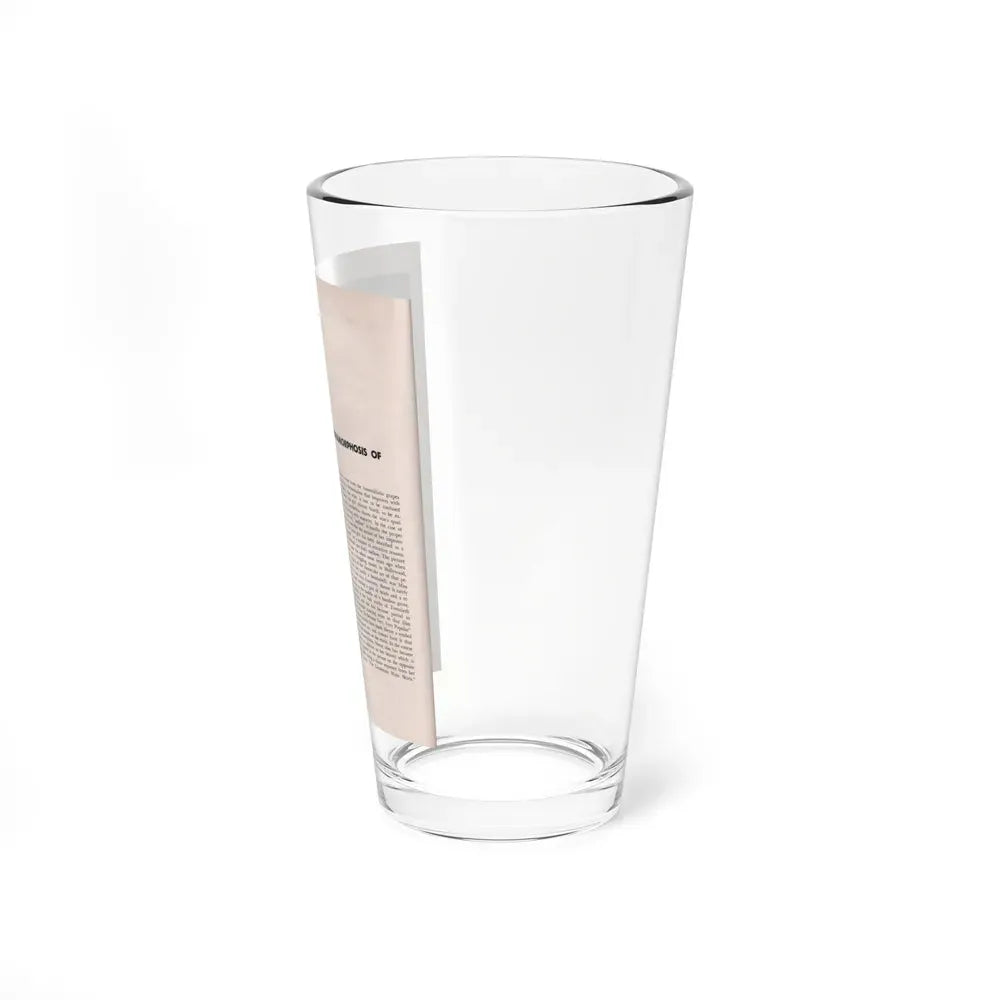 Sheree North #276 - Escapade Mag. Feb. '56 - 1 Small B&W Photo & Article (Vintage Female Icon) Pint Glass 16oz - Go Mug Yourself