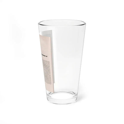 Sheree North #276 - Escapade Mag. Feb. '56 - 1 Small B&W Photo & Article (Vintage Female Icon) Pint Glass 16oz - Go Mug Yourself