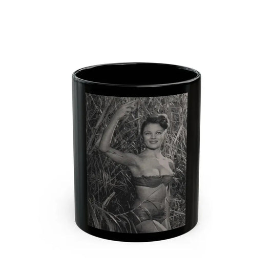 Sheree North #276 - Escapade Mag. Feb. '56 - 1 Small B&W Photo Cropped no & Article (Vintage Female Icon) Black Coffee Mug 11oz - Go Mug Yourself