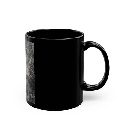 Sheree North #276 - Escapade Mag. Feb. '56 - 1 Small B&W Photo Cropped no & Article (Vintage Female Icon) Black Coffee Mug - Go Mug Yourself