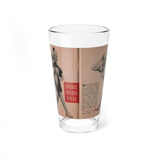 Sheree North #284 - Show Pocket Mag. Nov. '53 - 2 B&W Photos & Article (Vintage Female Icon) Pint Glass 16oz 16oz - Go Mug Yourself
