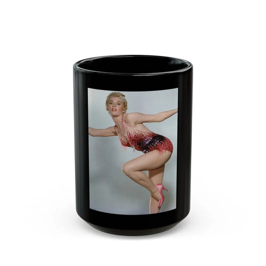 Sheree North #289 (Vintage Female Icon) Black Coffee Mug-15oz-Go Mug Yourself