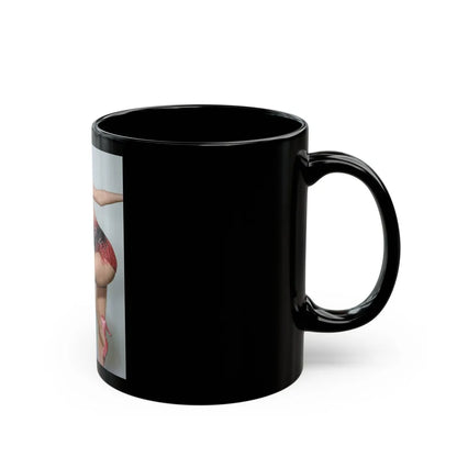 Sheree North #289 (Vintage Female Icon) Black Coffee Mug-Go Mug Yourself