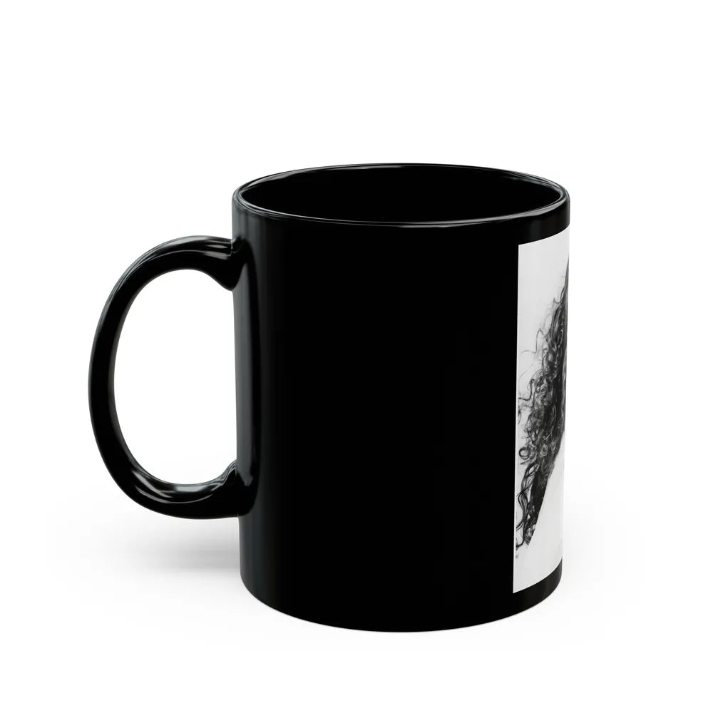Sheree North #290 (Vintage Female Icon) Black Coffee Mug-Go Mug Yourself
