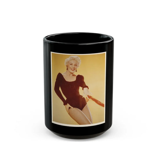 Sheree North #291 (Vintage Female Icon) Black Coffee Mug-15oz-Go Mug Yourself