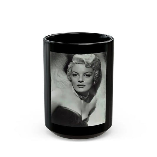 Sheree North #292 (Vintage Female Icon) Black Coffee Mug-15oz-Go Mug Yourself
