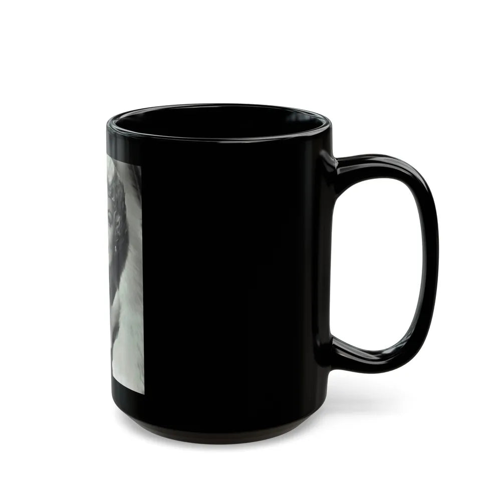 Sheree North #292 (Vintage Female Icon) Black Coffee Mug-Go Mug Yourself