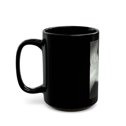 Sheree North #292 (Vintage Female Icon) Black Coffee Mug-Go Mug Yourself