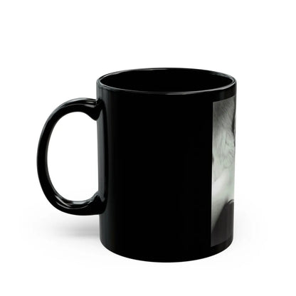 Sheree North #292 (Vintage Female Icon) Black Coffee Mug-Go Mug Yourself