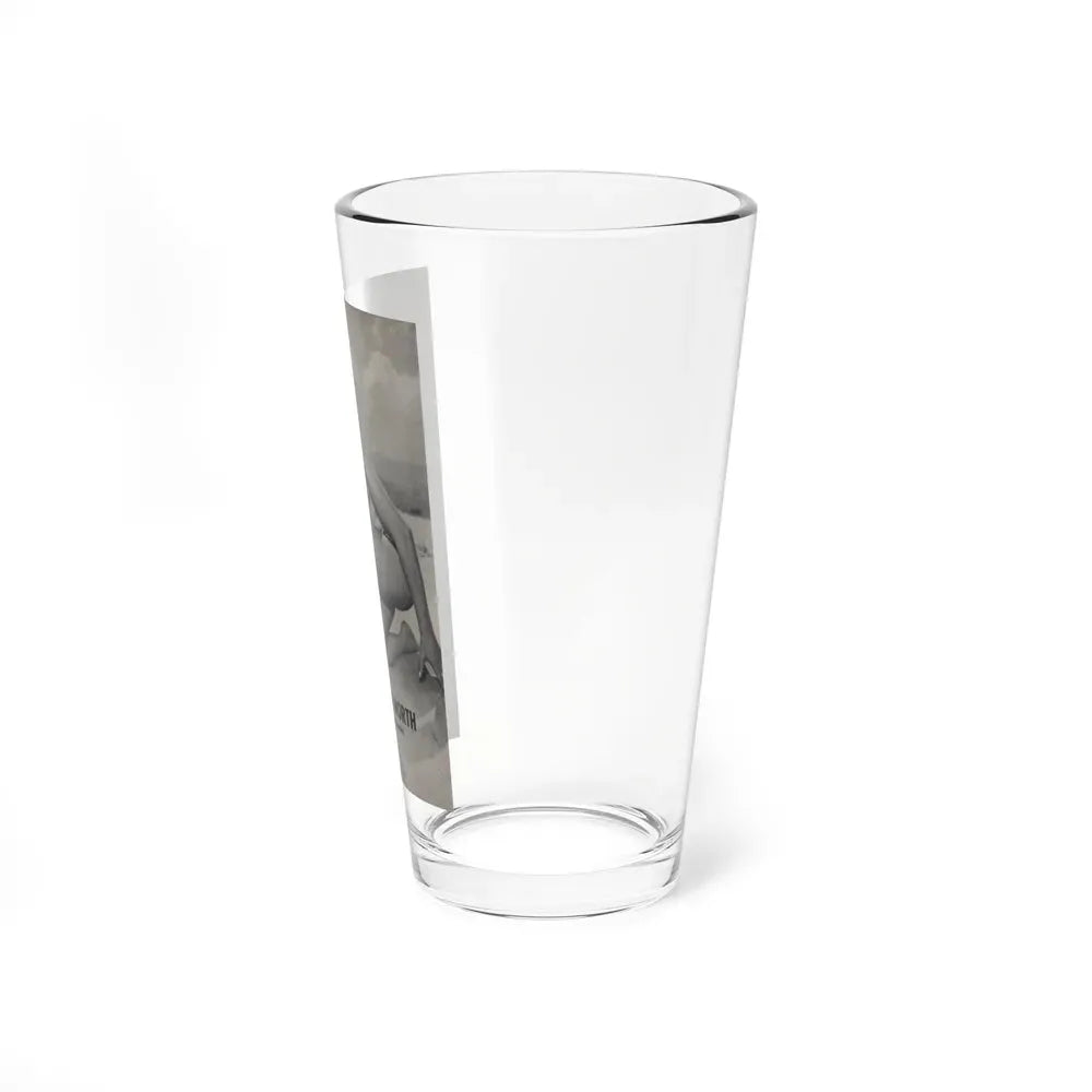 Sheree North #293 - PHOTO Mag. Feb. '54 - 1 B&W Inside Cover Photo (Vintage Female Icon) Pint Glass 16oz - Go Mug Yourself