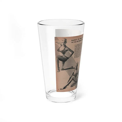 Sheree North #295 - PHOTO Mag. Feb. '54 - 3 B&W Photos, Short Article & Caption (Vintage Female Icon) Pint Glass 16oz - Go Mug Yourself