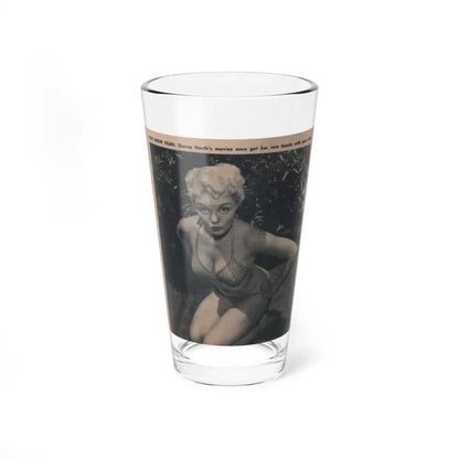 Sheree North #301 - Picture Scope Digest Mag. March '53 - 1 B&W Photo & Caption (Vintage Female Icon) Pint Glass 16oz 16oz - Go Mug Yourself