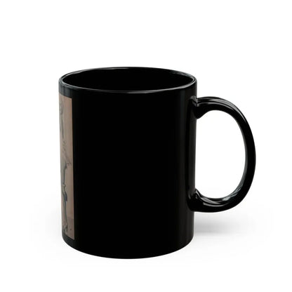 Sheree North #302 - Brief Digest Mag. Feb. '54 - 1 B&W Photo & Caption (Vintage Female Icon) Black Coffee Mug - Go Mug Yourself