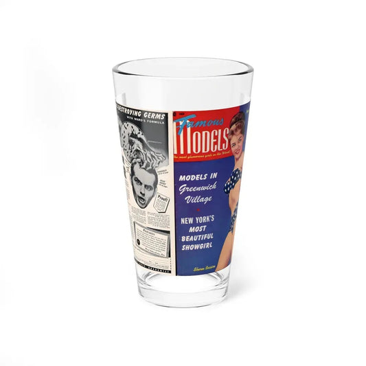 Sheree North #303 - Famous Models Mag. Cover 1950 (Vintage Female Icon) Pint Glass 16oz 16oz - Go Mug Yourself