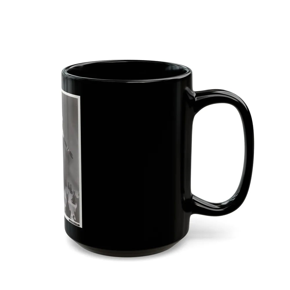 Sheree North #305 (Vintage Female Icon) Black Coffee Mug-Go Mug Yourself
