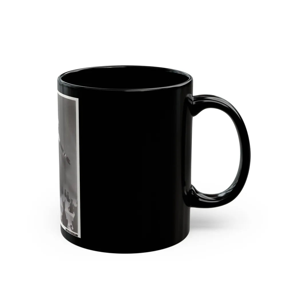Sheree North #305 (Vintage Female Icon) Black Coffee Mug-Go Mug Yourself