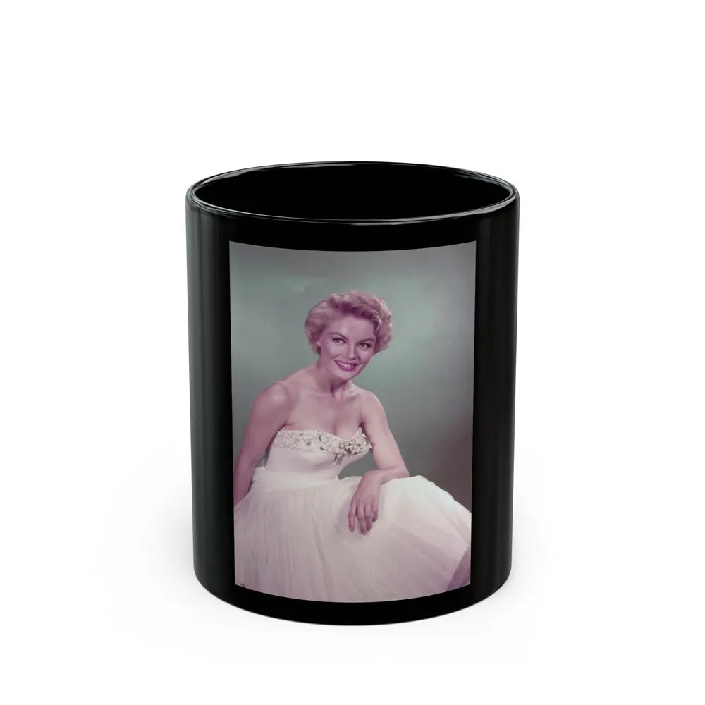 Sheree North #307 (Vintage Female Icon) Black Coffee Mug-11oz-Go Mug Yourself