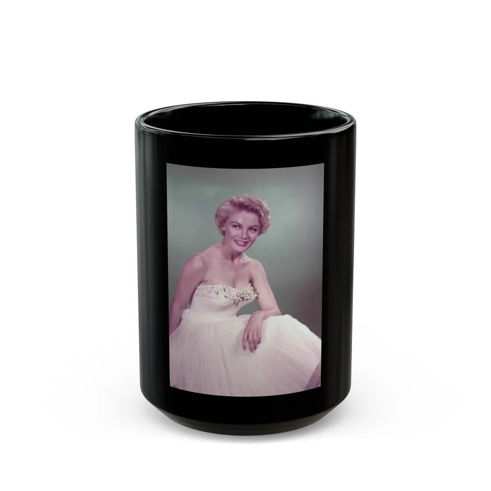 Sheree North #307 (Vintage Female Icon) Black Coffee Mug-15oz-Go Mug Yourself