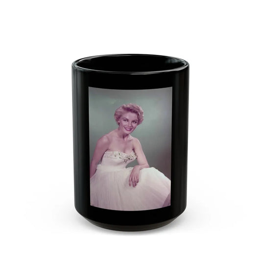 Sheree North #307 (Vintage Female Icon) Black Coffee Mug-15oz-Go Mug Yourself