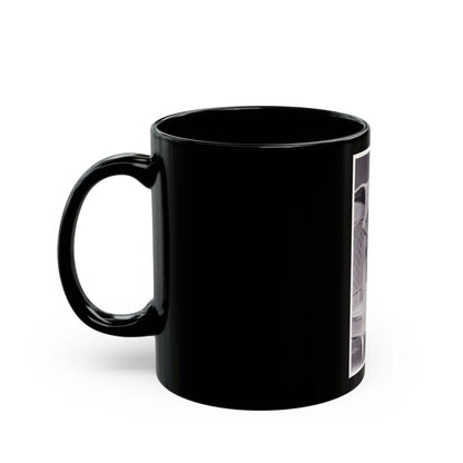 Sheree North #311 (Vintage Female Icon) Black Coffee Mug-Go Mug Yourself
