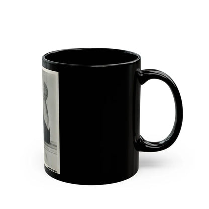 Sheree North #312 (Vintage Female Icon) Black Coffee Mug-Go Mug Yourself