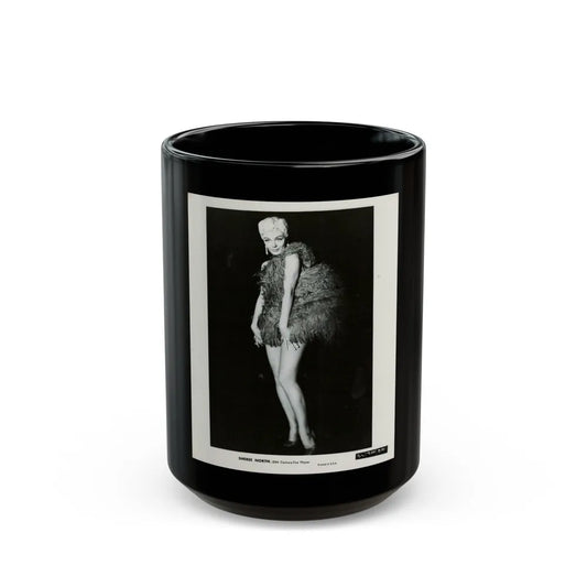 Sheree North #319 (Vintage Female Icon) Black Coffee Mug-15oz-Go Mug Yourself