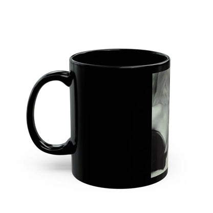 Sheree North #335 (Vintage Female Icon) Black Coffee Mug-Go Mug Yourself