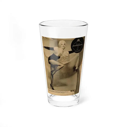 Sheree North #337 - 8x10 Mag. Photo - 1 Large B&W Full Page Dancing Pin-Up Circa 1950's (Vintage Female Icon) Pint Glass 16oz 16oz - Go Mug Yourself