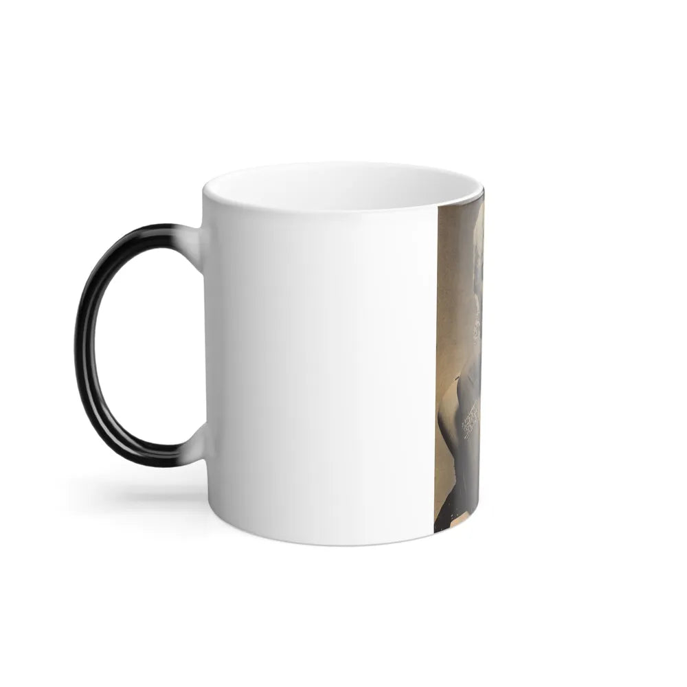 Sheree North #338 - 8x10 Mag. Photo - 1 Large B&W Full Page Glamour Head & Shoulder Shot Circa 1950's (Vintage Female Icons) Color Changing Mug 11oz-Go Mug Yourself