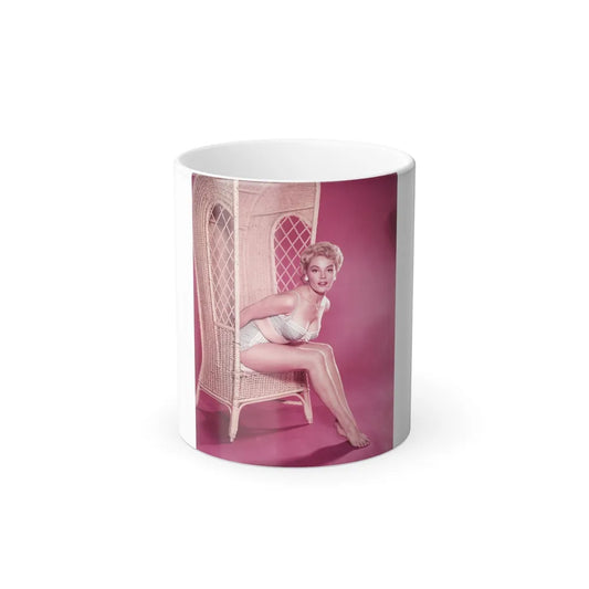 Sheree North #34 - 8x10 Full Body Color 1-Piece Swimsuit Cheesecake Photo circa 1950's3 (Vintage Female Icons) Color Changing Mug 11oz-11oz-Go Mug Yourself