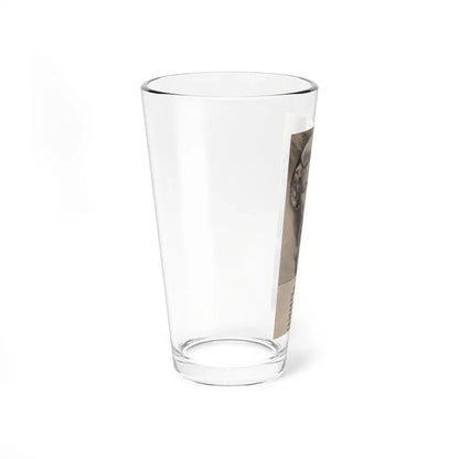Sheree North #342 - 2.5x4.25 Small B&W Glamour Portriat Clipping with, Caption from 1950's Movie Star Magazine (Vintage Female Icon) Pint Glass 16oz - Go Mug Yourself