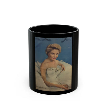 Sheree North #346 (Vintage Female Icon) Black Coffee Mug-11oz-Go Mug Yourself