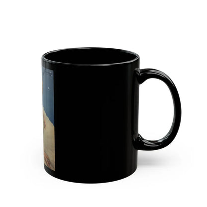 Sheree North #346 (Vintage Female Icon) Black Coffee Mug-Go Mug Yourself