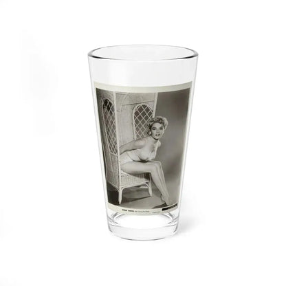 Sheree North #347 - 8x10 B&W Vintage Full Body 2-Piece Bikini Cheesecake Photo (Vintage Female Icon) Pint Glass 16oz 16oz - Go Mug Yourself