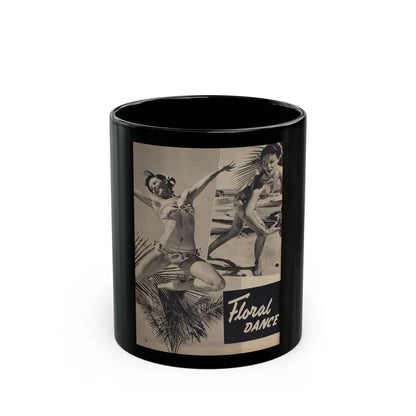 Sheree North #348 - Pages 1 of 2 with, 2 B&W Photos & Headline from Famous Models Mag. Sept.-Oct. '51 (Vintage Female Icon) Black Coffee Mug 11oz - Go Mug Yourself