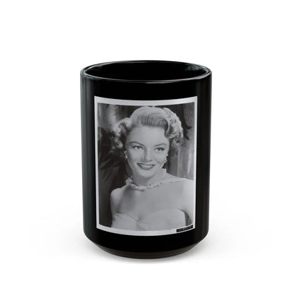 Sheree North #349 - 8x10 Vintage B&W Upper Body Photo1 (Vintage Female Icon) Black Coffee Mug-15oz-Go Mug Yourself