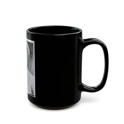 Sheree North #349 - 8x10 Vintage B&W Upper Body Photo1 (Vintage Female Icon) Black Coffee Mug-Go Mug Yourself
